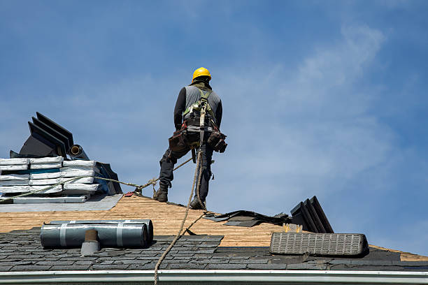 Professional Roofing technician working in Tulsa, OK